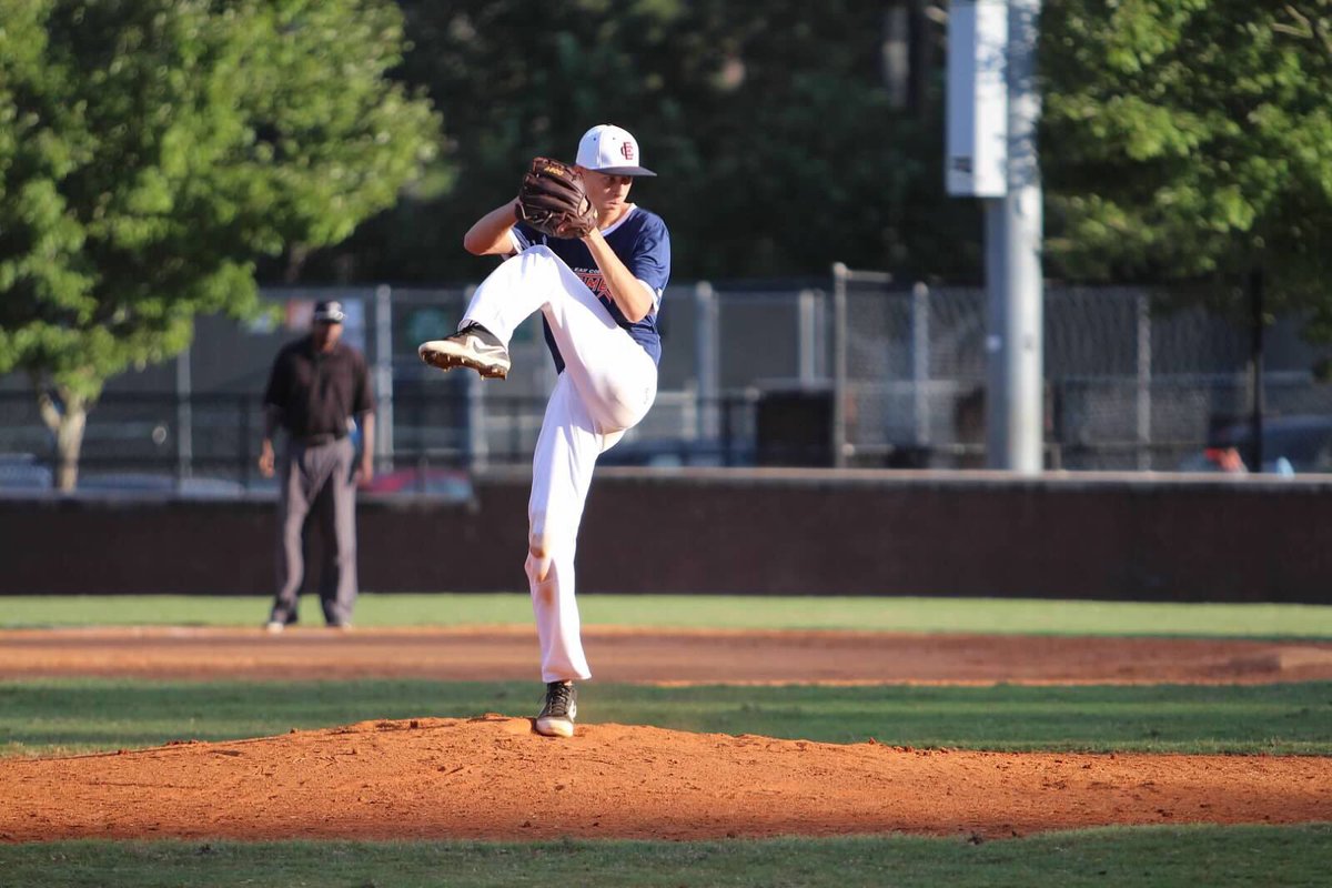 ECPrime15u's tweet photo. 15u Blaze Nelson (Forsyth Central HS 2022) threw 5 1/3 dominant innings yesterday. Only allowed one hit while recording 6 strikeouts. He also went 2-3 at the plate with 2 SBs. #ECPrimeFamily https://t.co/epA8FGLipg