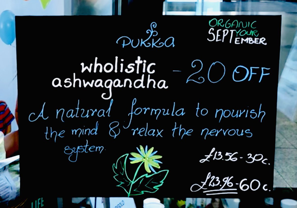 Panacea Putney (@panacea_putney) on Twitter photo #KeepCalm and make a #smallpositivechange to your #busy_lifestyle. 🍃 The @Pukkahearbs Wholistic Ashwagandha in <a href="/Panacea_Health/">Panacea Health & Beauty</a> is on offer until 2nd October 🌼 #KeepCalm and make a #smallpositivechange to your #busy_lifestyle. 🍃 The @Pukkahearbs Wholistic Ashwagandha in <a href="/Panacea_Health/">Panacea Health & Beauty</a> is on offer until 2nd October 🌼