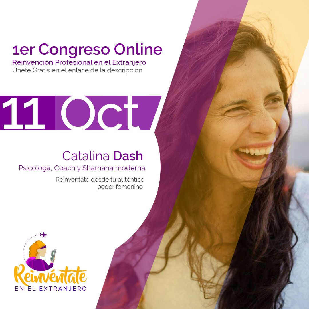 rubdiazm's tweet photo. Únete Gratis al 1er #Congresoonline sobre #REinvenciónProfesional en el #Extranjero
No te pierdas la intervención de @catalinadash
#Psicóloga #Coach y #Shamana urbana/moderna.
#Reinvéntate desde tu auténtico poder femenino.
https://t.co/s838iqWSno https://t.co/QqahN13MpM