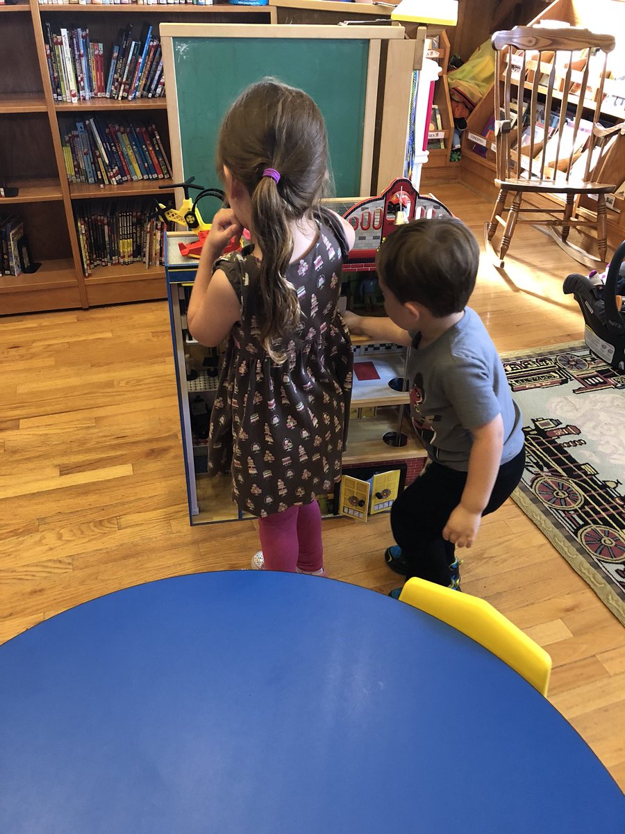 MrsCalacone's tweet photo. Library #19 Altamont Free Library. What is cooler than a library in an old train station? Lots of great history and a nice patio. The children enjoyed playing with the fire station and train tracks. Got some great books out too! @kcalacone #Library36er @AltamontLibrary https://t.co/zYzmgNMLHf