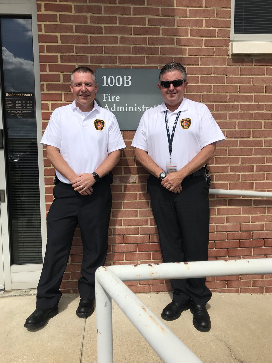 AGMoore1's tweet photo. Today marks the official end of Deputy Fire Chief Dave Salot’s reign. After a distinguished 26 year career and the last nine as my deputy chief, he hangs it up today.   I could not ask for a more solid guy to be my number two.   All the best Dave. https://t.co/mIfhm1cs8H