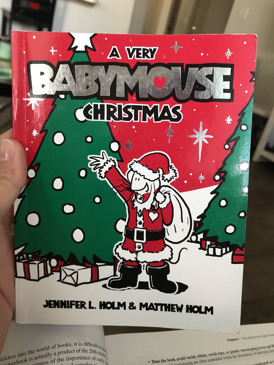 mkh_reads's tweet photo. Is it Christmas time yet?! This book has definitely got me in the mood for the holidays! @librarygoddess #SLISJ756 #graphicnovels https://t.co/pT25ubL7UF