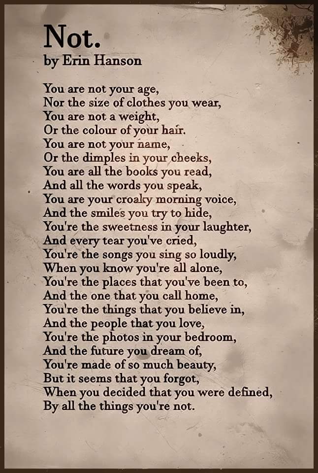 Sjames11James's tweet photo. Don't be defined by all the things your NOT!!! #TheScriptFamily #ScriptEditAngels @thescript @TheScript_Danny https://t.co/aWnKUBBbBE