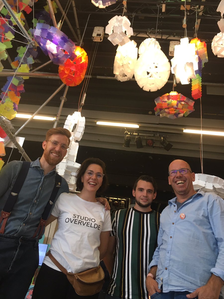 kunststofshop's tweet photo. Three great days with @StudioOvervelde together @EHVMMF #rainmaker #polypropeen #workshop #design https://t.co/nRqBVbHLT7