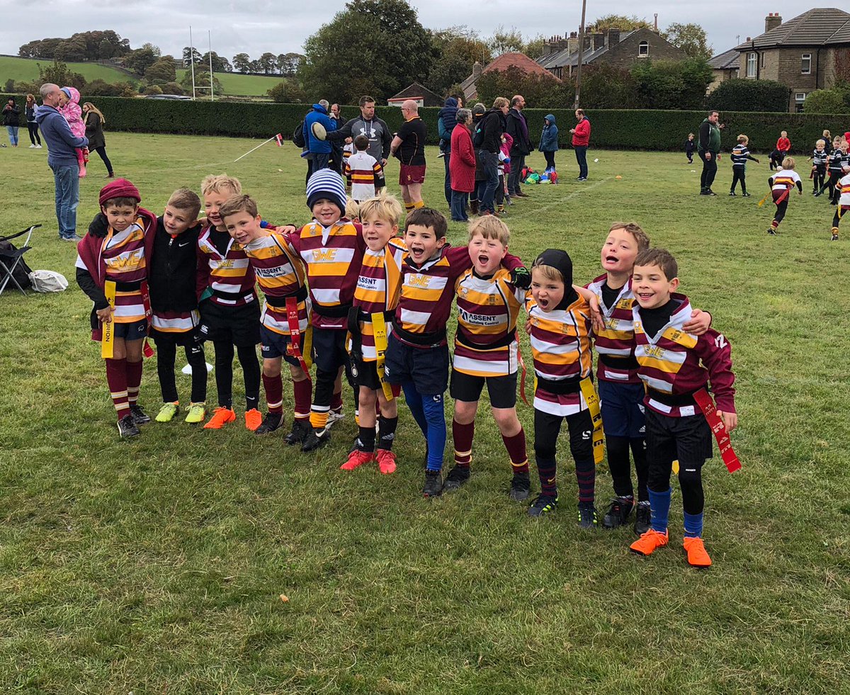 #teamphoto  <a href="/sandalrufc/">Sandal RUFC</a> Under 7s.  First tournament for these boys today they played great and loved the experience. #proud. Thanks to <a href="/OldBrodleians/">Old Brodleians</a> for hosting us.