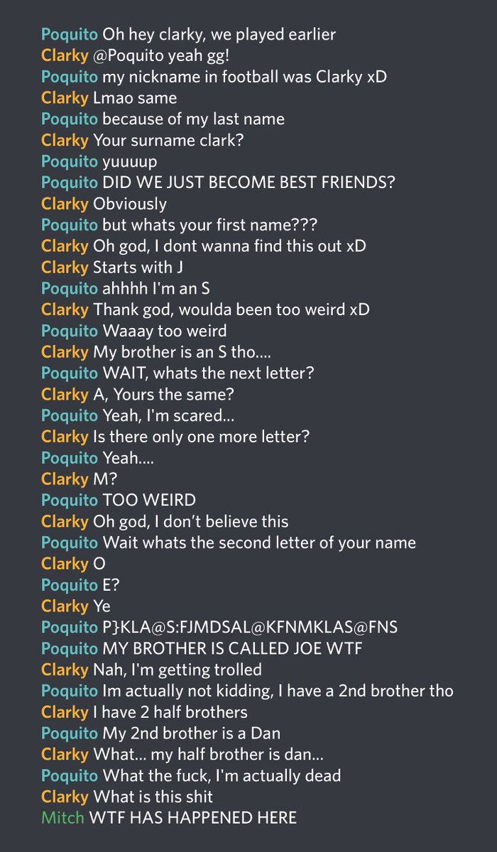 IamPoquito's tweet image. The most outrageous coindicence you'll ever see... (some bits cut for effect) @RL_Clarky