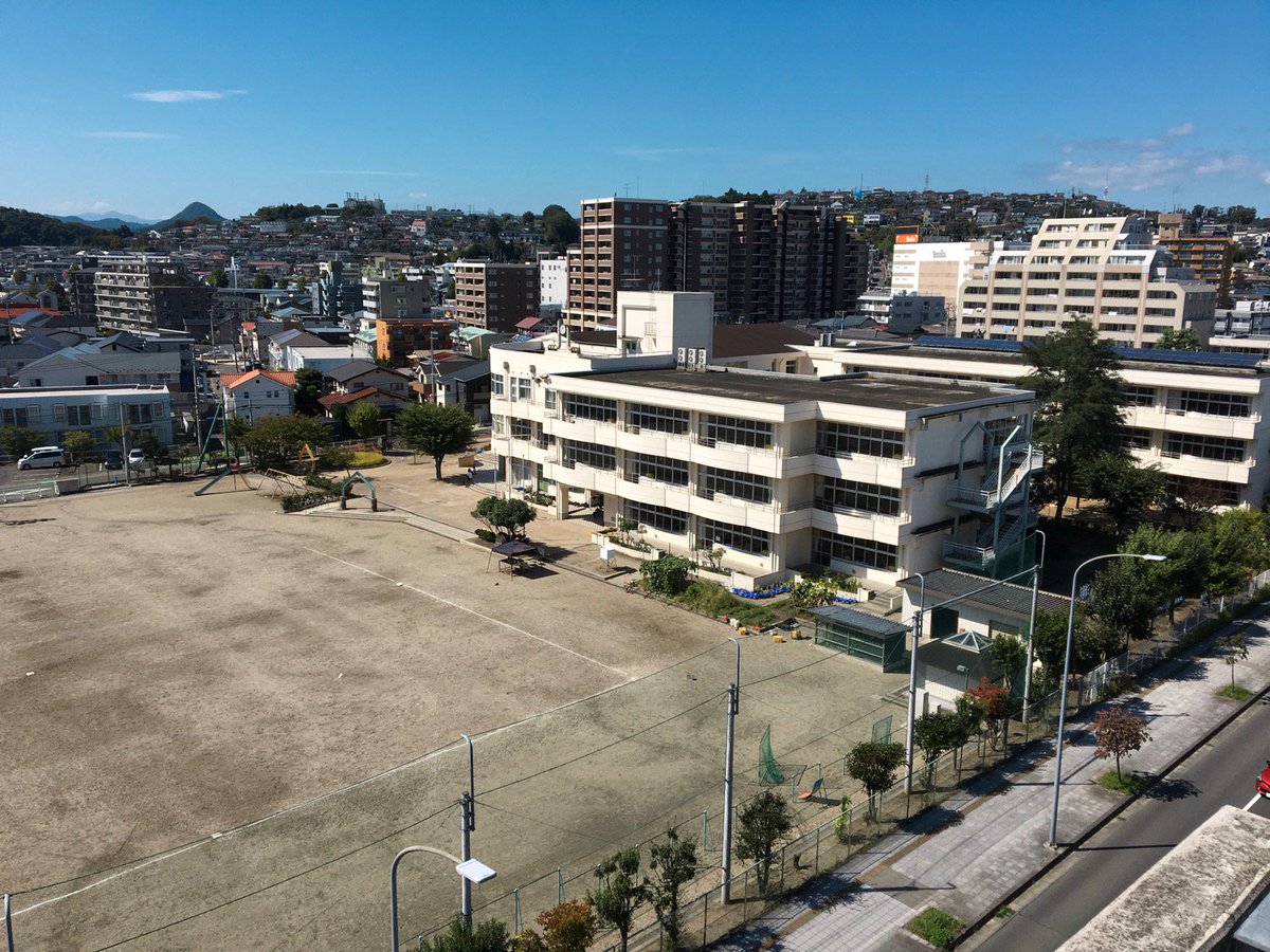 ミヤギンbot 宮城県 写真 長町南小学校を上から 長町