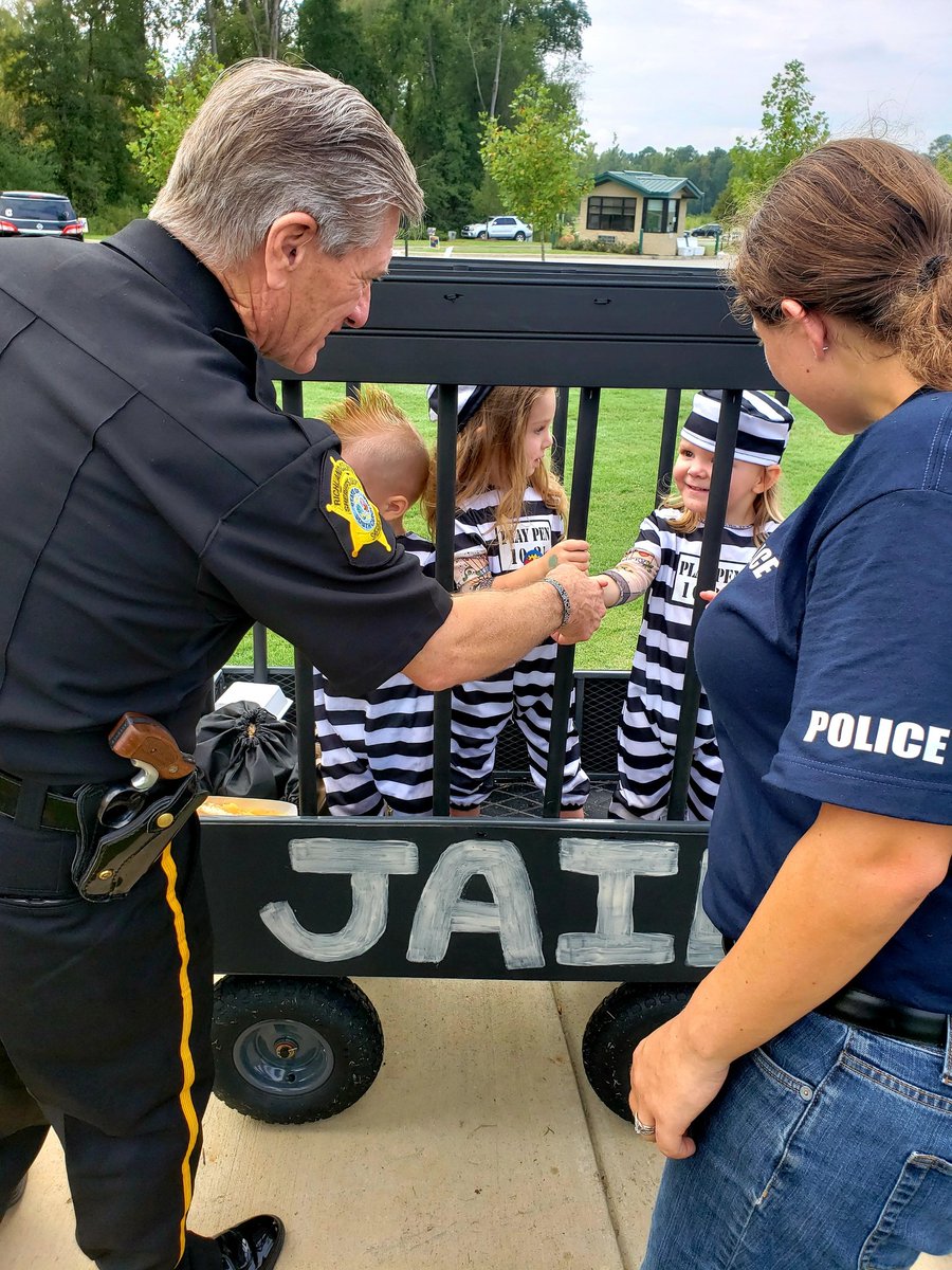 RCSD's tweet photo. Sheriff #LeonLott and Sr. Deputy Garo Brown attended the RCCASA Superhero 5k to judge the superhero costume contest. It was a great program for a great cause! @BrownGaro #communitypolicing https://t.co/nE3FZR5A43