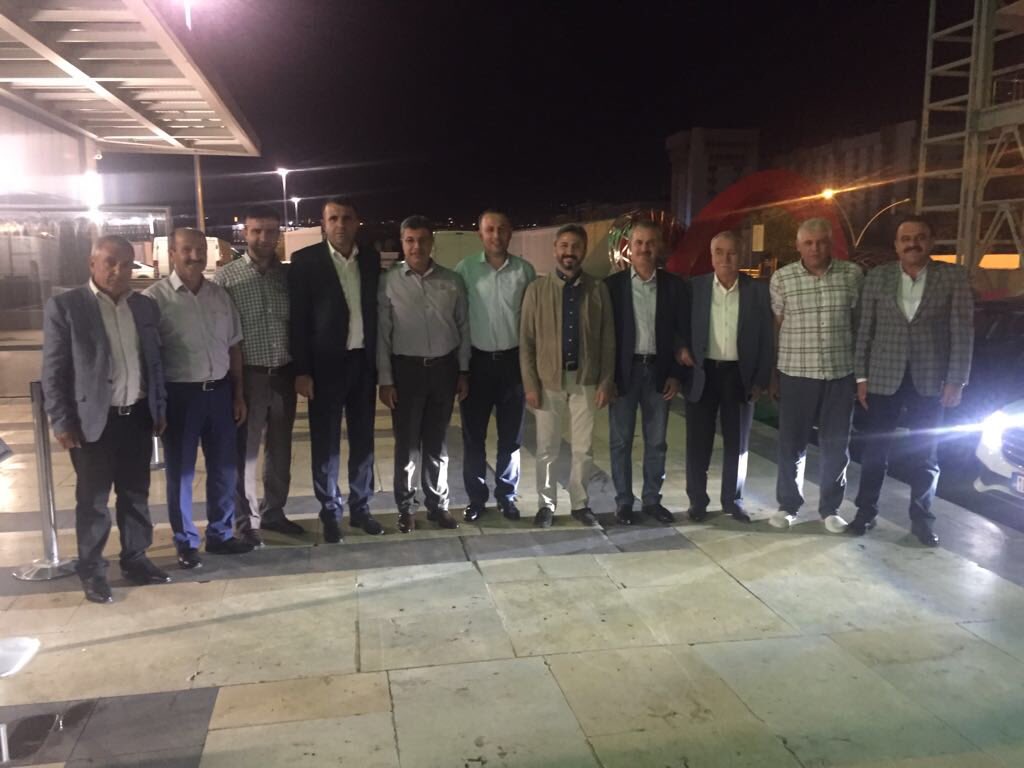 İlçe başkanları toplantısı için Ankara dayız