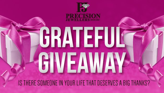 PRECISION JEWELLERS GRATEFUL GIVEAWAY! 
Nominate someone at mix967.ca  and tell us why you are thankful to have a certain person in your life! They could win Bulova His and Her watches from <a href="/PrecisionJewel/">Precision Jewellers</a>
HOW SWEET RIGHT?!