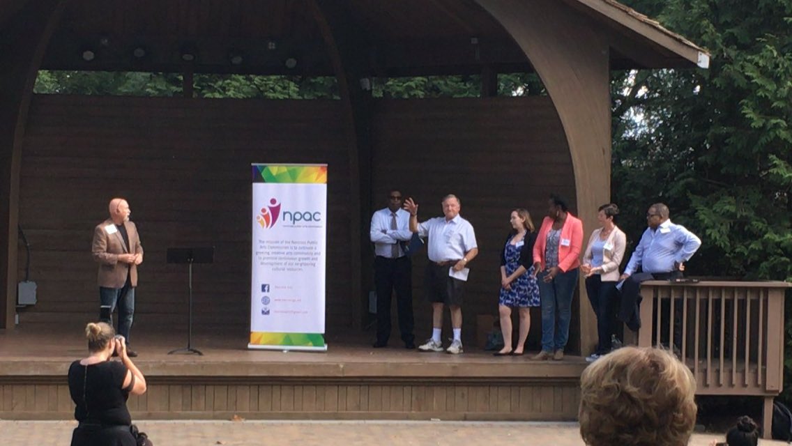 skadowski's tweet photo. Norcross Public Art Dedication #NPAC #iamnorcross https://t.co/10DwMzwwVd