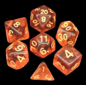 Amber Dice set Giveaway!! My lucky number is 24 as 3 of my children were born on the 24th. So when I hit 2424 I will give away a set of Amber dice. Simple rules Retweet,Like, &amp; Follow &amp; you are entered, must do all 3 to be entered #dnd5e
