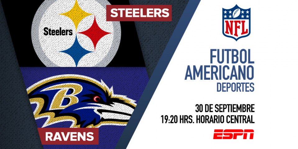 Tras la victoria ante Broncos, Ravens se prepara para su nuevo rival: Steelers. Sigue el encuentro por @ESPNmx. #SNF https://t.co/lPtvNfcnIF