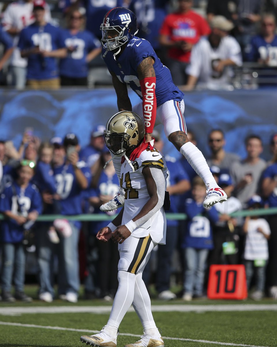 Odell Beckham Jr.'s Custom Supreme x Louis Vuitton x Nike Cleats for the  Pro Bowl