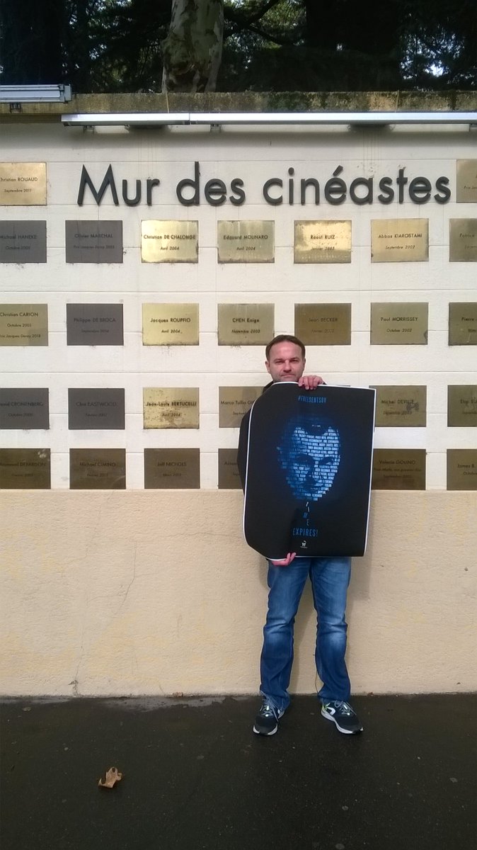 #freesentsov  -  From Lyon, with love. ( in front of the Lumière Museum, located at First Film street.