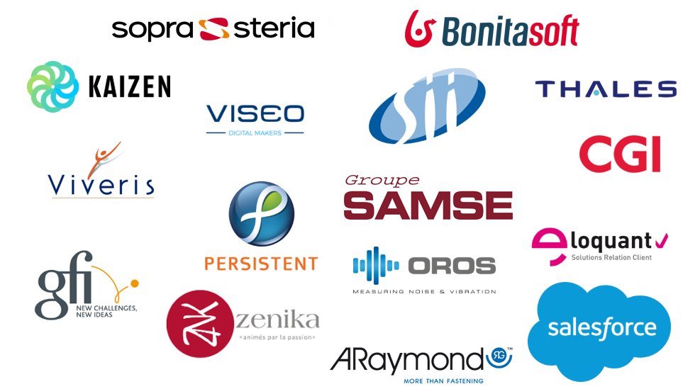 AgileGrenoble's tweet photo. #AgileGrenoble 2018 c'est également 16 sponsors qui nous accordent leur confiance, dont certains depuis des années, nous permettant ainsi de vous offrir un événement d'une telle ampleur! 
Merci à eux d'être à nos côtés pour cette nouvelle édition! https://t.co/nbrnWAE9C9