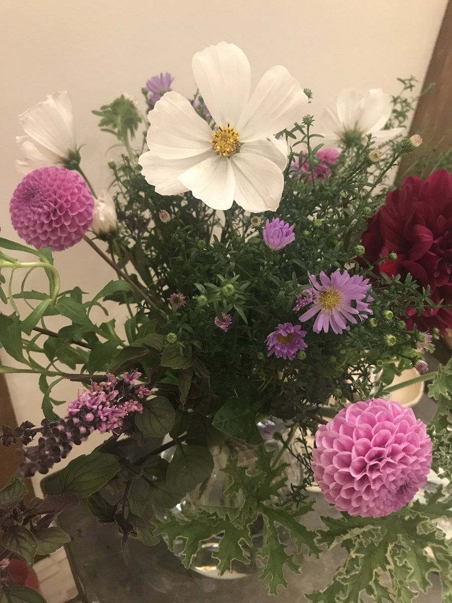 Love my <a href="/moatfarmflowers/">Moat Farm Flowers</a> bunch - flowers just as beautiful, fresh and local as the food this <a href="/AldeburghFood/">Aldeburgh Food&Drink</a> weekend ❤️