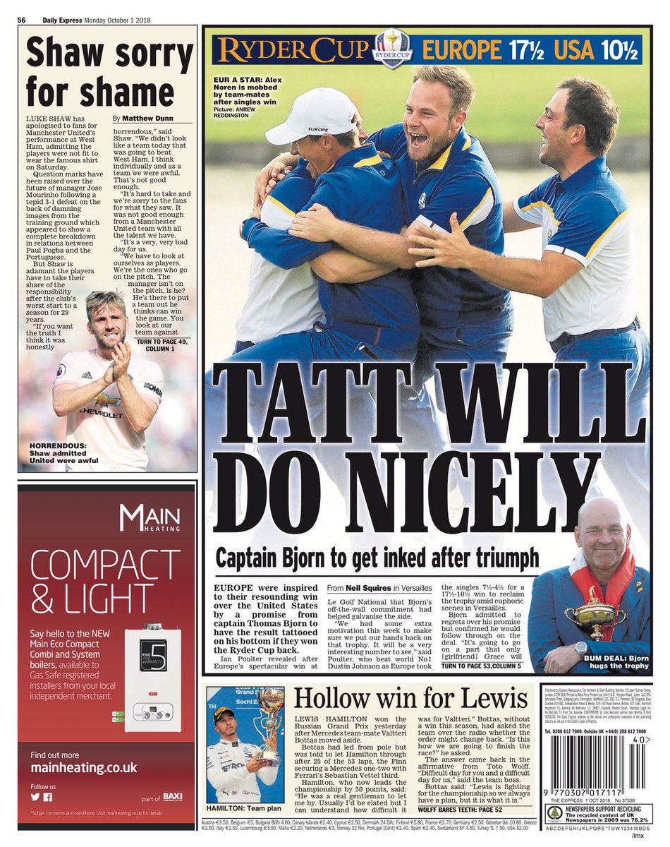 Newspaper Express Sport United Kingdom Newspapers In United