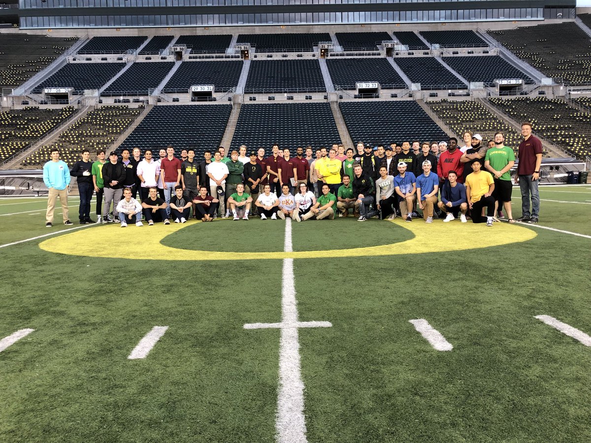 oregon_pike's tweet photo. We had a great time touring Autzen Stadium yesterday with our brothers and the young men who are hoping to join the Gamma Pi chapter of Pi Kappa Alpha! Thank you to all who came out!
.
A special shoutout goes to brother @garret_koonce for making the tour possible! https://t.co/FrP114CitR