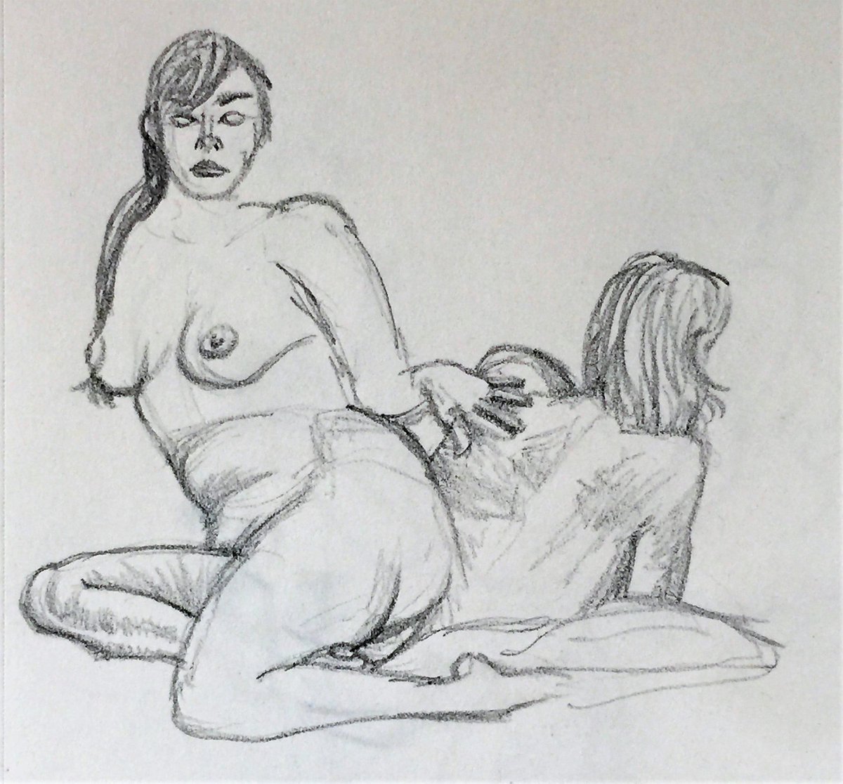 MMKH_Art's tweet photo. Some #figure #drawing #sketches done this weekend, this time featuring two #models posing simultaneously! :) #figuredrawing #figuredrawingworkshop #studies #study #pencildrawing #livemodel #art #sketch #figuredrawingclass #lifedrawing #femaleform #humanbody #poses #blackandwhite https://t.co/h5UKicWzSB