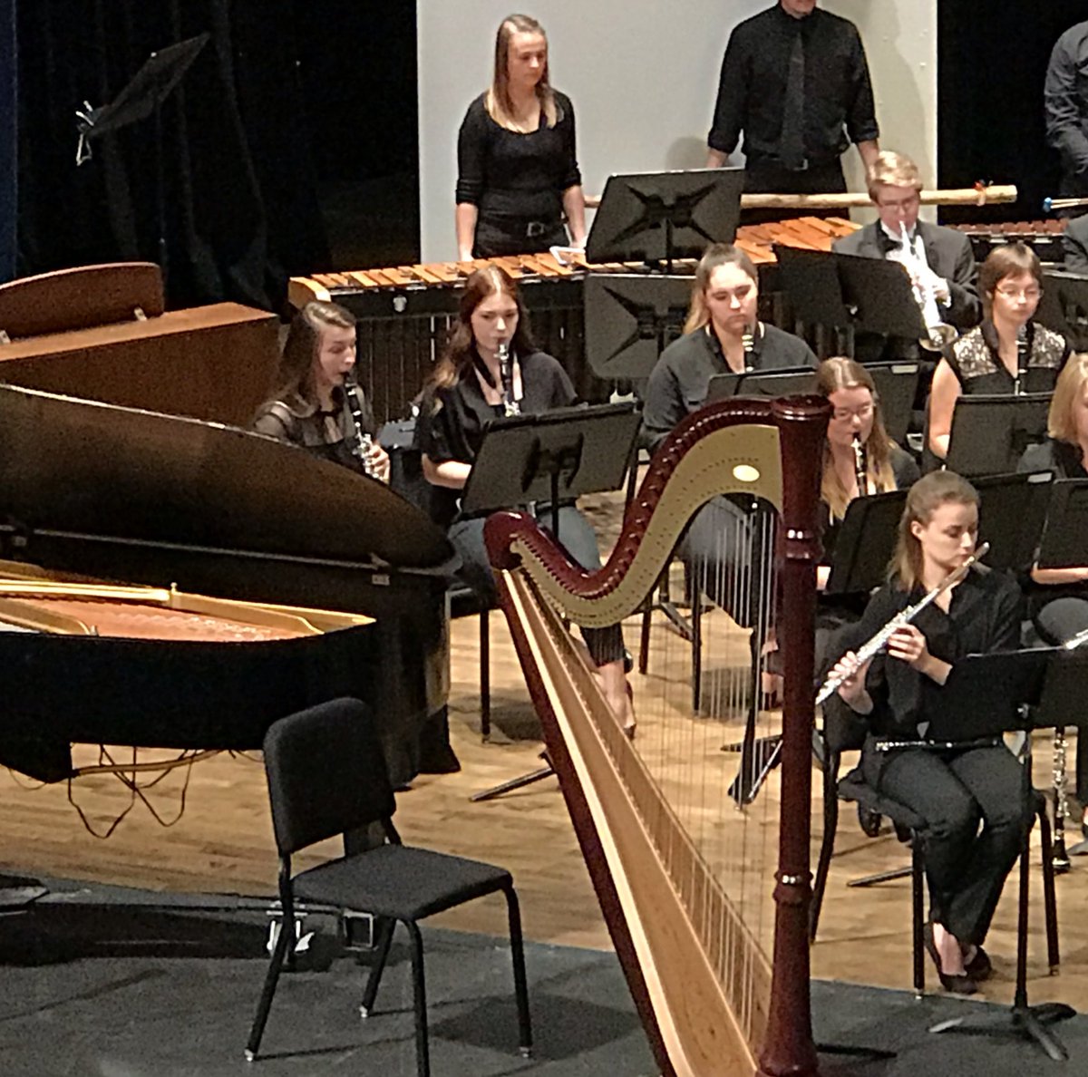 lsnbands's tweet photo. We’re always glad to see former @lsnbands Broncos performing with their collegiate ensemble. Great job, Samantha, Brianna, Holly, and Christian! #band #goband #lsnbroncos https://t.co/xMP3tCLAlR