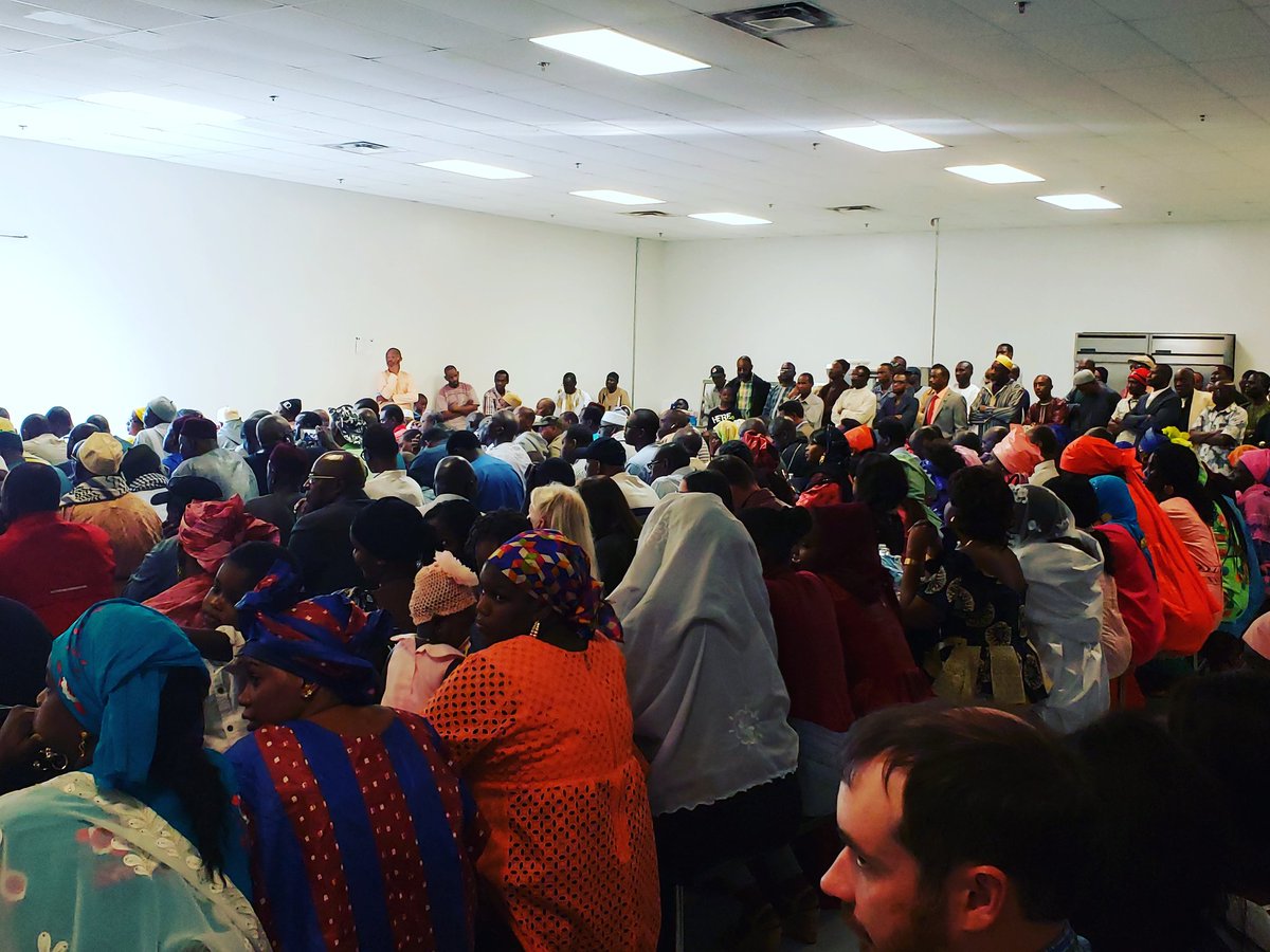 OhioPJP's tweet photo. We're out East w/ Maurtanian residents demanding #Sanctuary4All. Columbus law enforcement are detaining Maurtanian residents, community + voters are mobilizing to build a Columbus for all of us. #CBUS4All https://t.co/HRSFUvAf5u