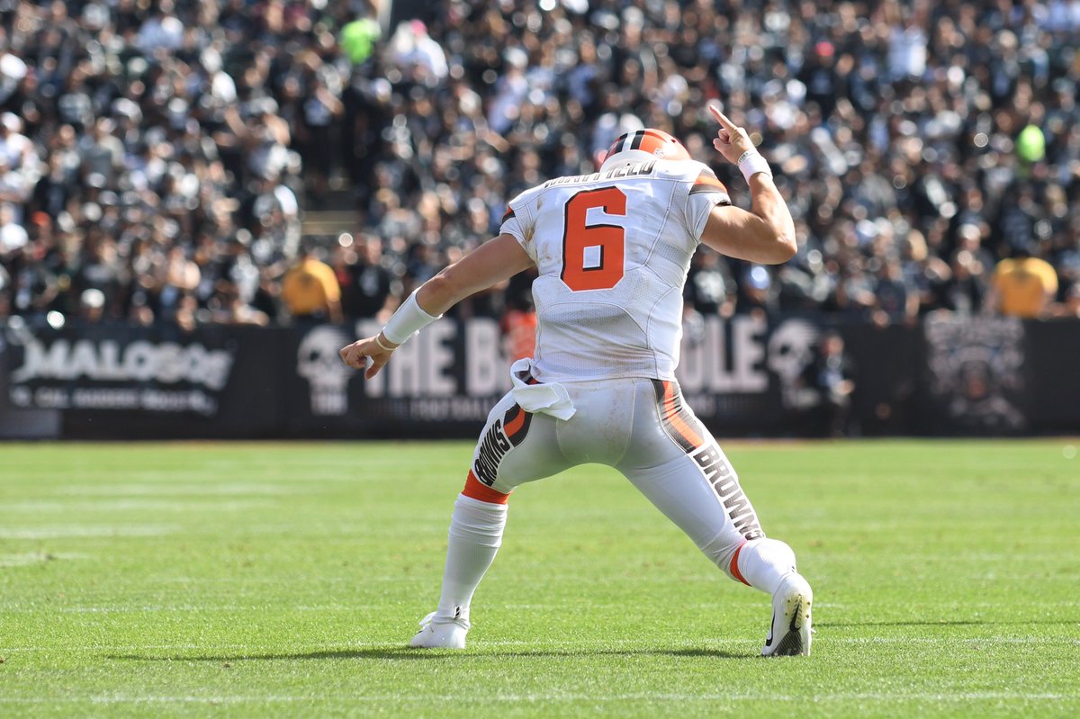 Browns's tweet photo. 🙌 @bakermayfield https://t.co/1cGXlMAYFp