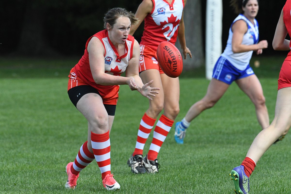 AflOntarioPhoto's tweet photo. The photos from the Womens Grand Final game between the @ottawaswans and the @EtobicokeRoos have been posted: https://t.co/Tvy00wh7m8 https://t.co/TahQgpP7Ha