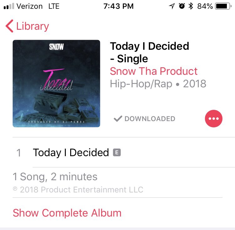 jv760's tweet photo. @SnowThaProduct got her new song #TodayIDecided all her music has helped me a lot ever since I first heard her 💜 Check out her music 🎶 hoping she drops Faith and On Deck on iTunes also 😁 #vibehigher #woke https://t.co/SlOZDg7qUk