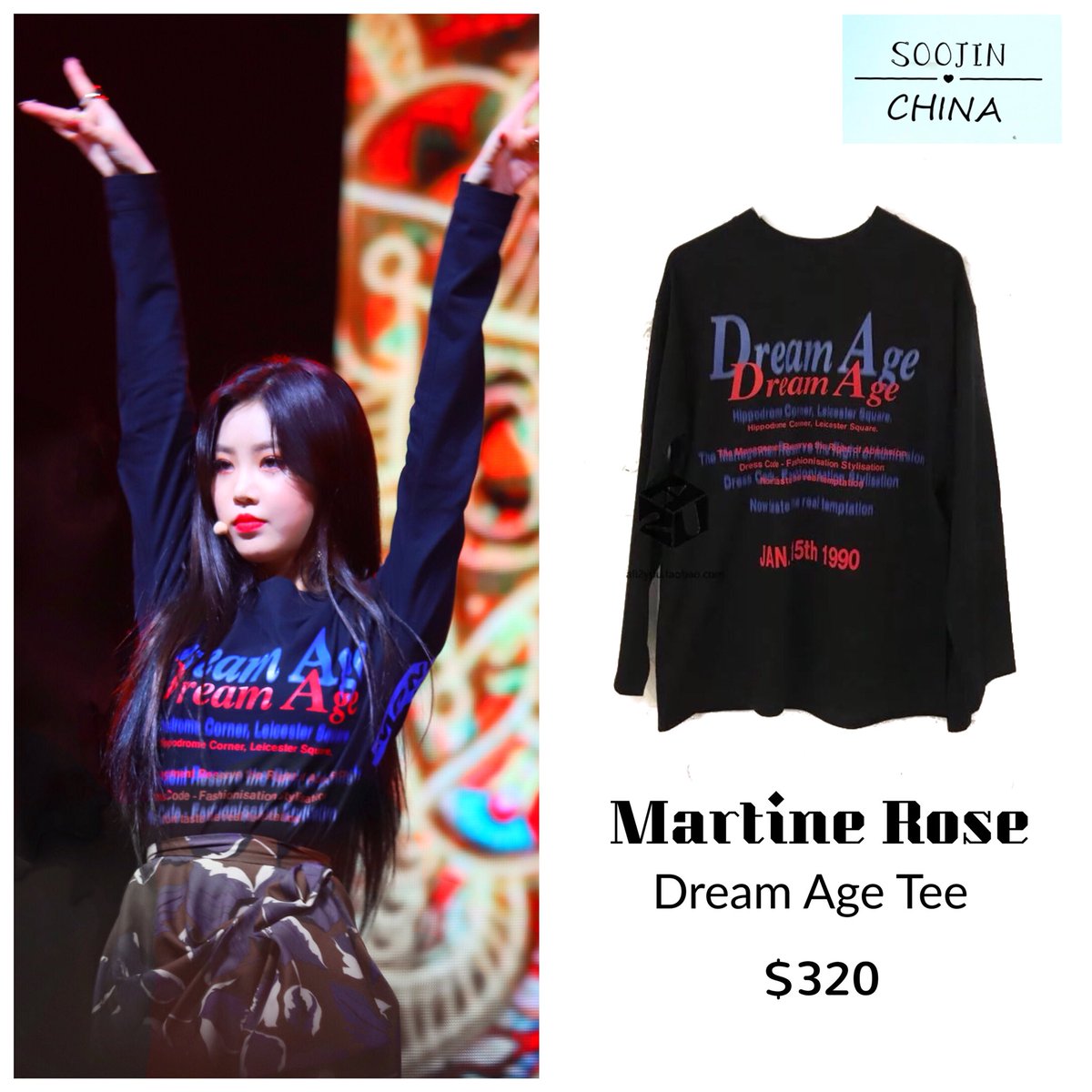 SooJin-China on X: 180930 Thailand Kcon Martine Rose dream age Tee  #KCON18THAILAND #여자아이들 #soojin #수진 #서수진  / X