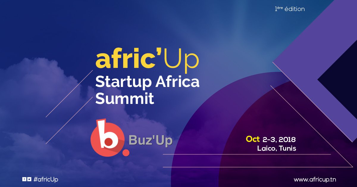 Buzupapp's tweet photo. Nouveau mois, nouveaux défis. @Buzupapp à #AfricUp2018 https://t.co/ROmIwyYTPw