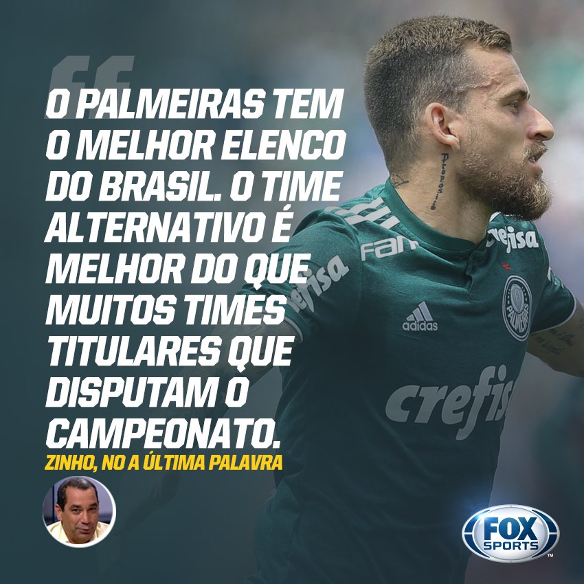 SportsCenter Brasil on X: ✓ Melhor elenco do Brasil ✓ Time B melhor que  muito time titular Concorda com o raciocínio do @zinho sobre o @Palmeiras?  #AUPFOXSports  / X