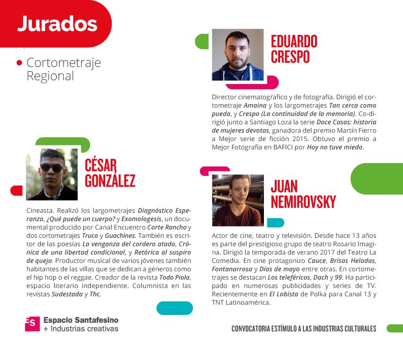 ind_creativassf's tweet photo. ESTE LUNES CONTINUAMOS CON LAS #PresencialES EN La Redonda, Arte y Vida Cotidiana

 🤝 Los proyectos preseleccionados de la #Convocatoria Estímulo a las Industrias Culturales se encuentran con los jurados de Fonográfico Regional, Cortometraje Regional y Diseño Regional 🔻 https://t.co/TaGAnD1ZlC