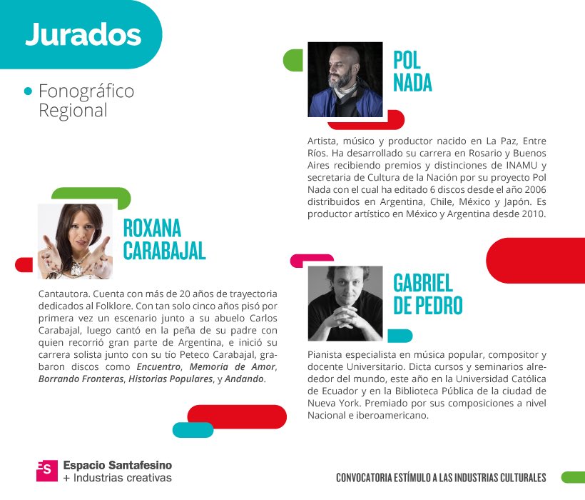 ind_creativassf's tweet photo. ESTE LUNES CONTINUAMOS CON LAS #PresencialES EN La Redonda, Arte y Vida Cotidiana

 🤝 Los proyectos preseleccionados de la #Convocatoria Estímulo a las Industrias Culturales se encuentran con los jurados de Fonográfico Regional, Cortometraje Regional y Diseño Regional 🔻 https://t.co/TaGAnD1ZlC