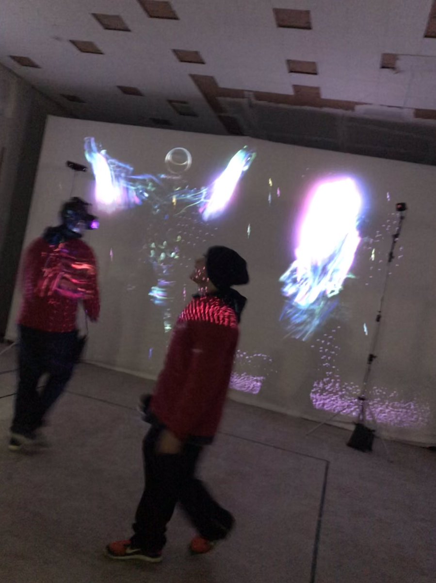CdnShieldCarla's tweet photo. Last night was the 1st #NuitBlancheYqr
At #TranscendingPerception by @JohnnyDesnoyers we had writers, musicians & dancers collaborate with parents, kids, big kids & all kinds of folx to make art together.
#InterdisciplinaryArt #ArtsForAll #BeAPartOfTheArt #NBYQR18 https://t.co/byOZLhM2qg