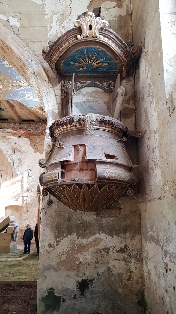 Schönwald, abandoned german church