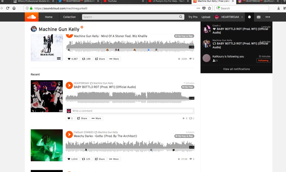 REALHEARTBR3AK's tweet photo. Can't believe that @machinegunkelly , @ChiefKeef and @XavierWulf Reposted my song on @SoundCloud "Baby Bottle Rot" Be sure to check it out! #UpcomingRapper #unsignedartsit #WSHH #upcomingartist #Heartbr3aknation
https://t.co/MuFqgIPKKV https://t.co/XRBImw6PXO