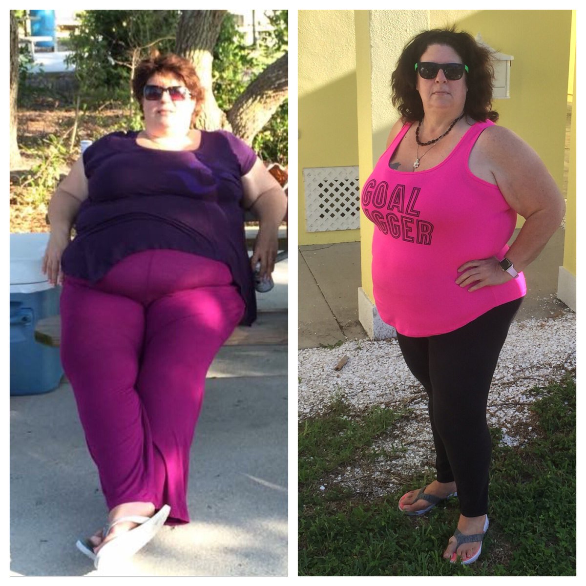 JaniceRothFL's tweet photo. One year #Pruvit anniversary! Getting #better every day! #keto #weightloss #imshrinking https://t.co/GdSuGK9qKJ