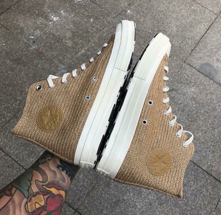 StreetFashion01's tweet photo. First Look: Golf Le Fleur x Converse by Tyler, The Creator🖤 https://t.co/0zVlyKNIeD