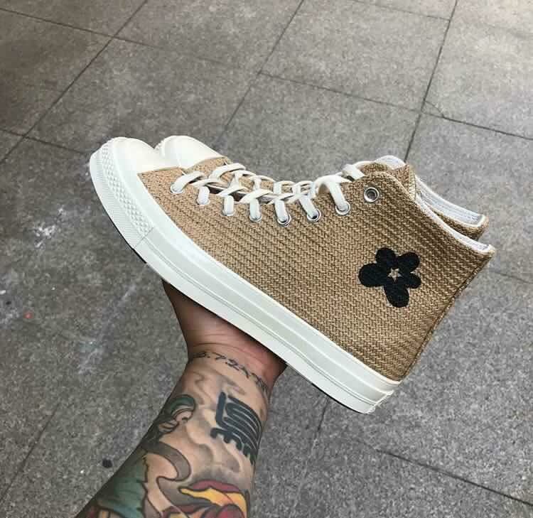 StreetFashion01's tweet photo. First Look: Golf Le Fleur x Converse by Tyler, The Creator🖤 https://t.co/0zVlyKNIeD