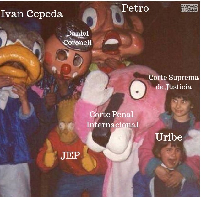 CartagoHumana's tweet photo. Lo que no deja dormir en las noches a @AlvaroUribeVel ni le permite retirarse de la política porque sabe que pierde poder
@DCoronell @petrogustavo @IvanCepedaCast @DanielSamperO 

#EnLaGuerraConVenezuela Los mas pobres son los que van a obligar a matarse sin sentido https://t.co/W2msfujkMY