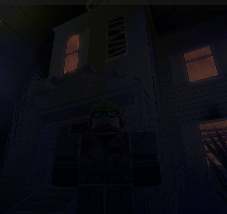 MrsEnjolras's tweet photo. Creepy houses are definitely my domain - AKA, the local ghostbuster makes a visit to the IT House. #HHNRBLX https://t.co/12FDvDj90K