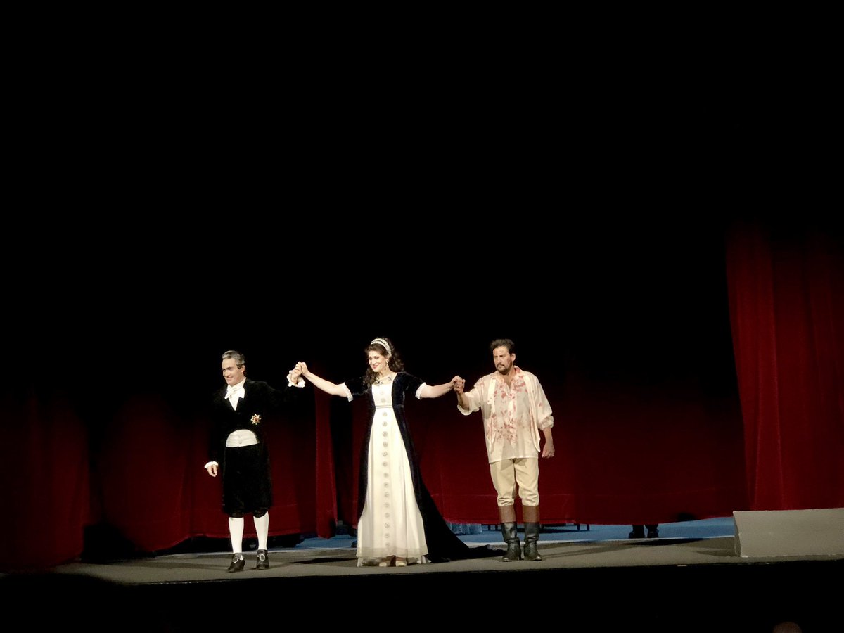 ddbogdanovic's tweet photo. traditional production works really well for Tosca, especially with good actors on stage. Alvarez is either overhyped or long past his prime. Morandi’s conducting workable. Harteros and Schrott were sufficient to make this a special evening. #DOBTosca @deutsche_oper https://t.co/NWHVZJaeQL