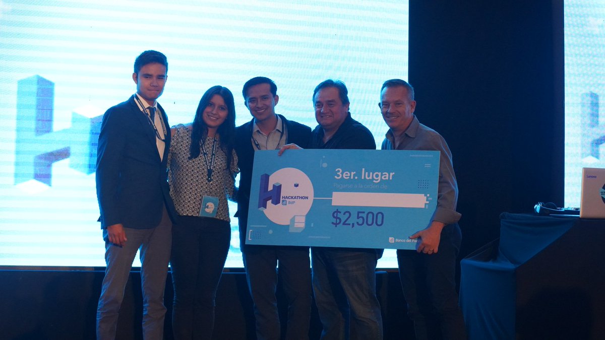 BancoPacificoEC's tweet photo. ¡Felicitamos a los ganadores de #HackathonBdP! 1° #DataVaders, 2° #RegresoDePlutón y 3° #JuntosBdP. Gracias a todos por participar con sus proyectos que aportarán para seguir innovando con soluciones reales en el #BancoDelPacífico. https://t.co/uvMVOGf9f1
