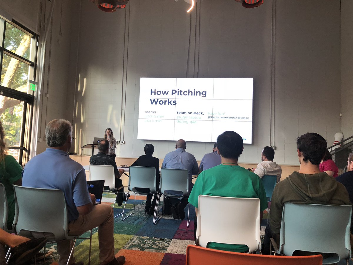 rhogroupee's tweet photo. Ready to hear some amazing pitches at #startupweekendchs. https://t.co/XBKXmPS6ij