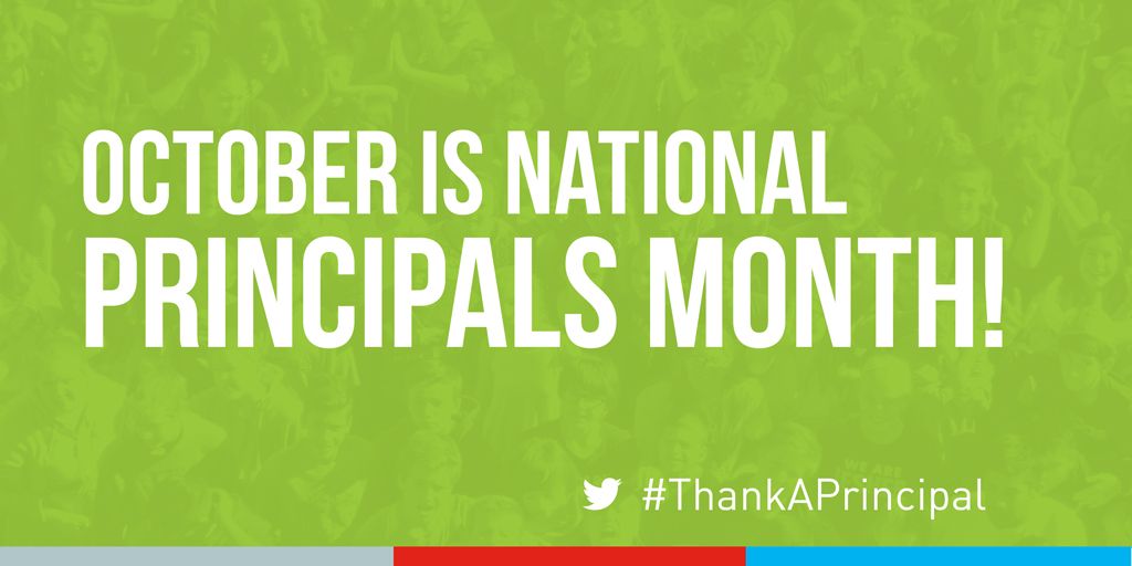 Tomorrow marks the start of National Principals Month! How do you plan to kick off the celebration? #ThankAPrincipal