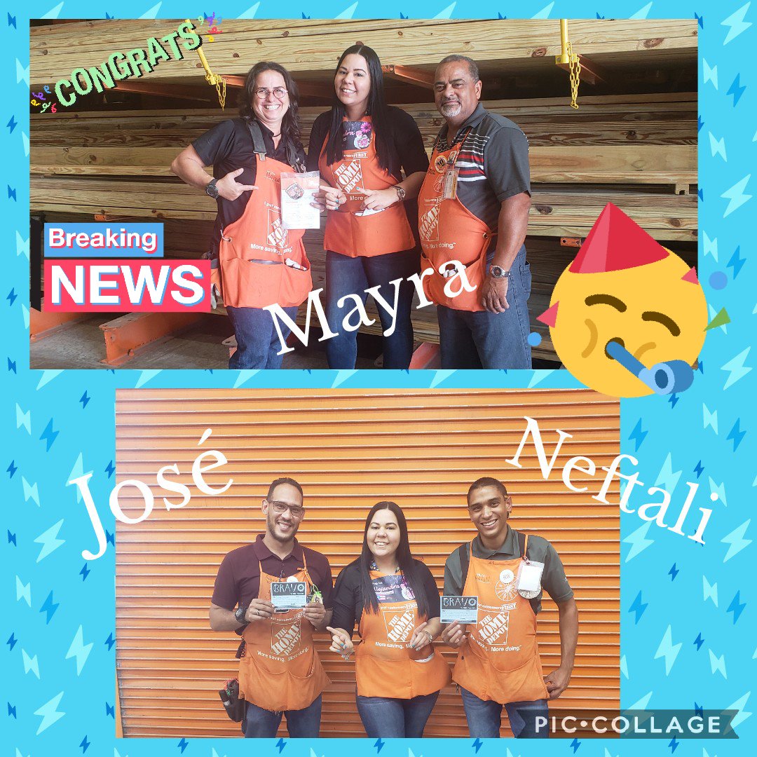 Alejandra4007's tweet photo. Reconociendo el compromiso de Mayra, Neftali y José con nuestros clientes en sus departamentos!! Buen trabajo🎉 #THD6403 https://t.co/lBdtDQCJ8g
