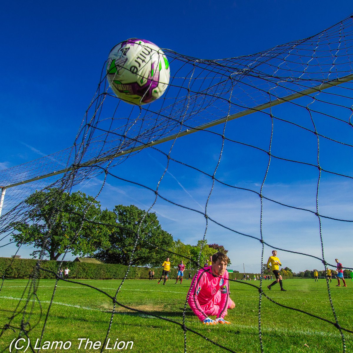 LamoTheLion's tweet photo. #sportsphotography I do love the #GoalCam (Although #Goalkeeprs not so much.) Gives a great view if you are lucky to have it in the right place. These are from the @WestEssexFCRes v @HaroldWoodafc1 #essex Junior Cup game Saturday. @EssexAllianceFL #Grassroots #Football #Nikon https://t.co/1wAOYg1vuF
