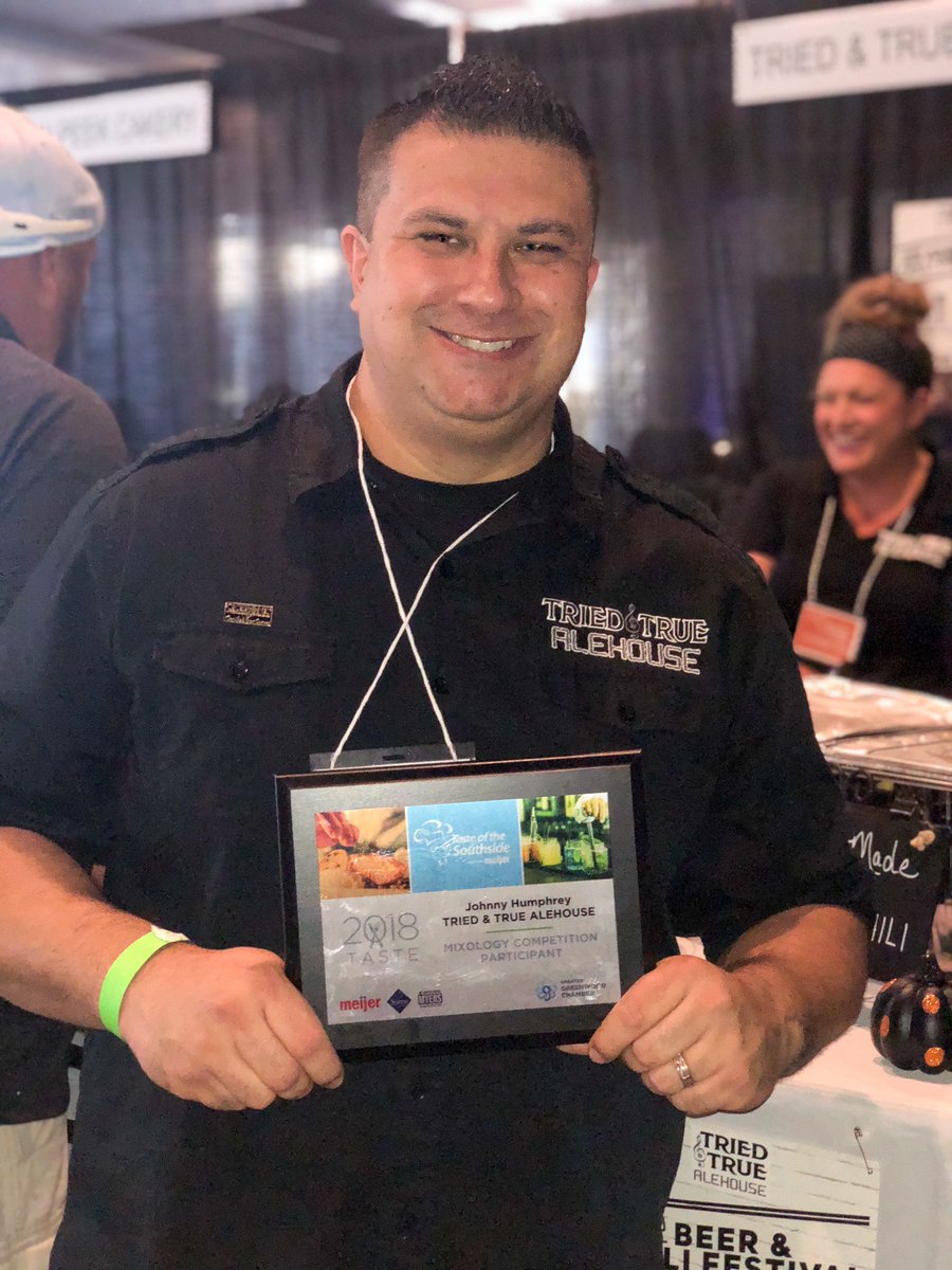 Congrats to our 2018 Master of Mixology Johnny Humphrey from <a href="/triedandtrueale/">Tried True Alehouse</a> #ggctaste