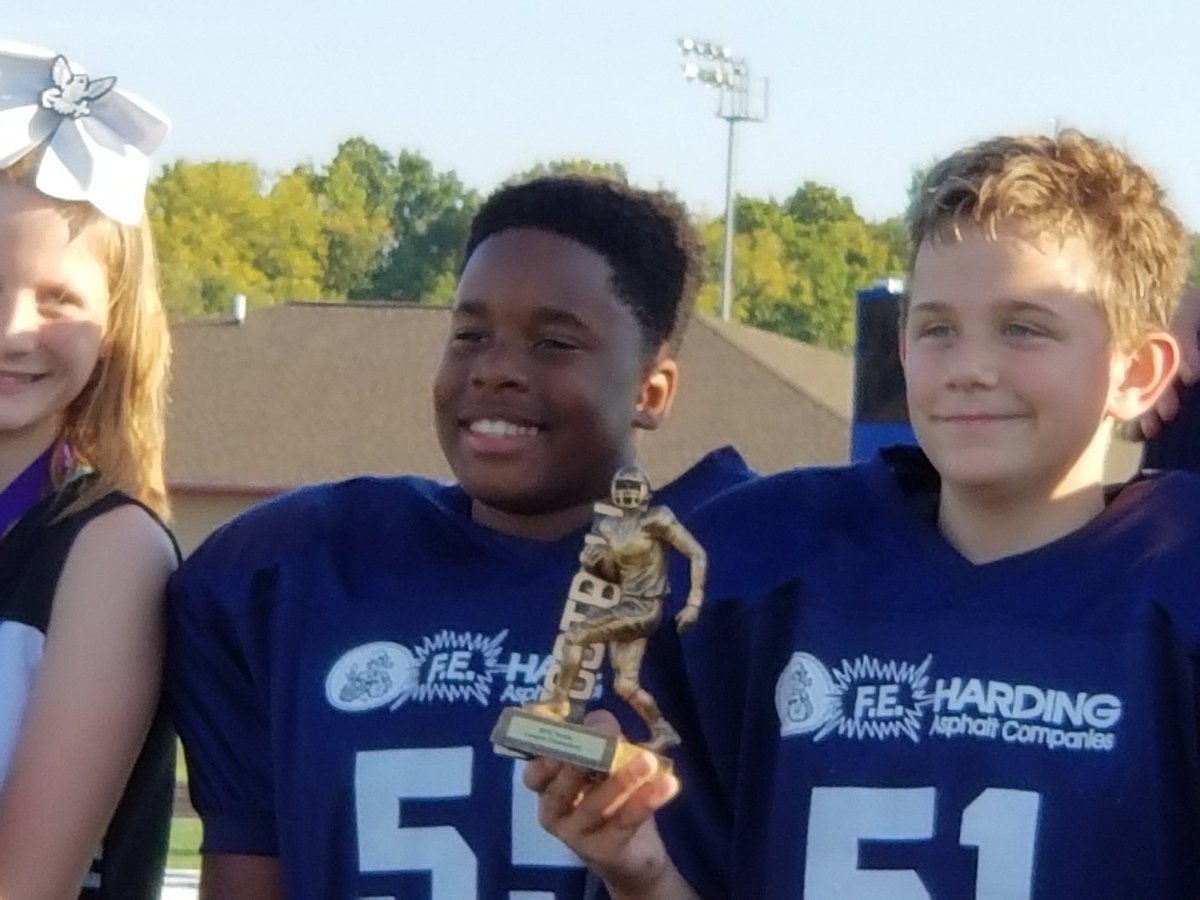 mrcortezmartin's tweet photo. Congratulations Son! 6th Grade Fishers IN Tackle Football Champions- Go NAVY! https://t.co/Z56c8ZjePM